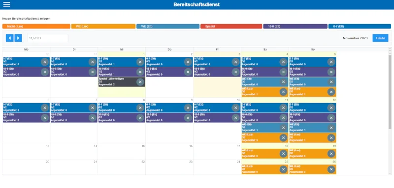 On-Call Planning of Luxambulance